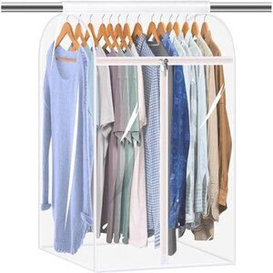 Large Hanging Garment Bags Clear Closet Clothes Storage Suit Coat Protector
